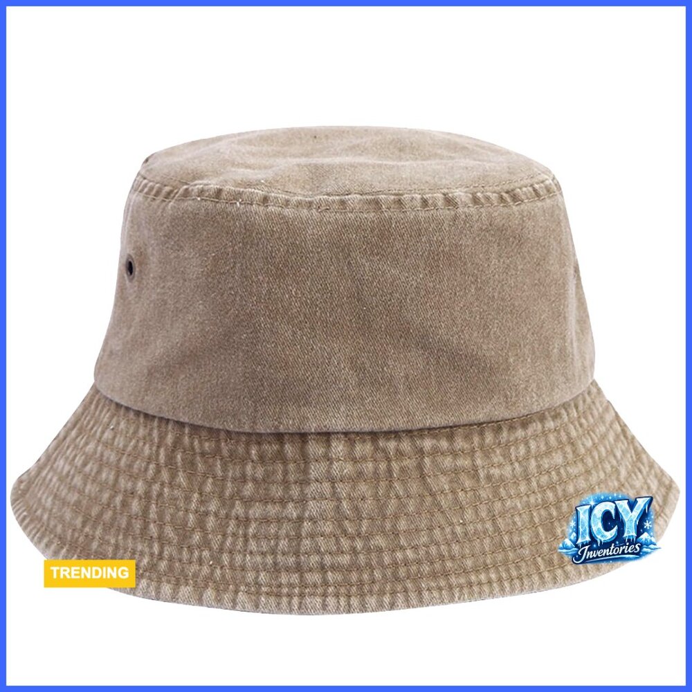 Lightweight Cotton Bucket Hat UPF 50+ Sun Protection Unisex Adult